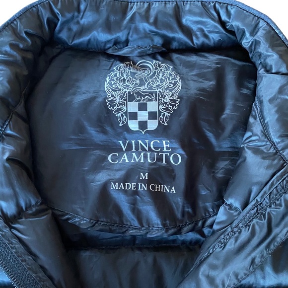 Vince Camuto Black Packable Puffer Zip-Front Jacket Size Medium - Picture 6 of 14